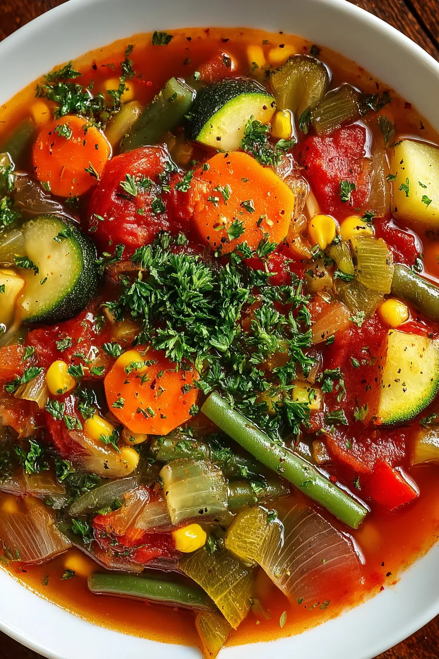 Make Ahead Slow Cooker Vegetable Soup: Easy Freeze & Prep Tips